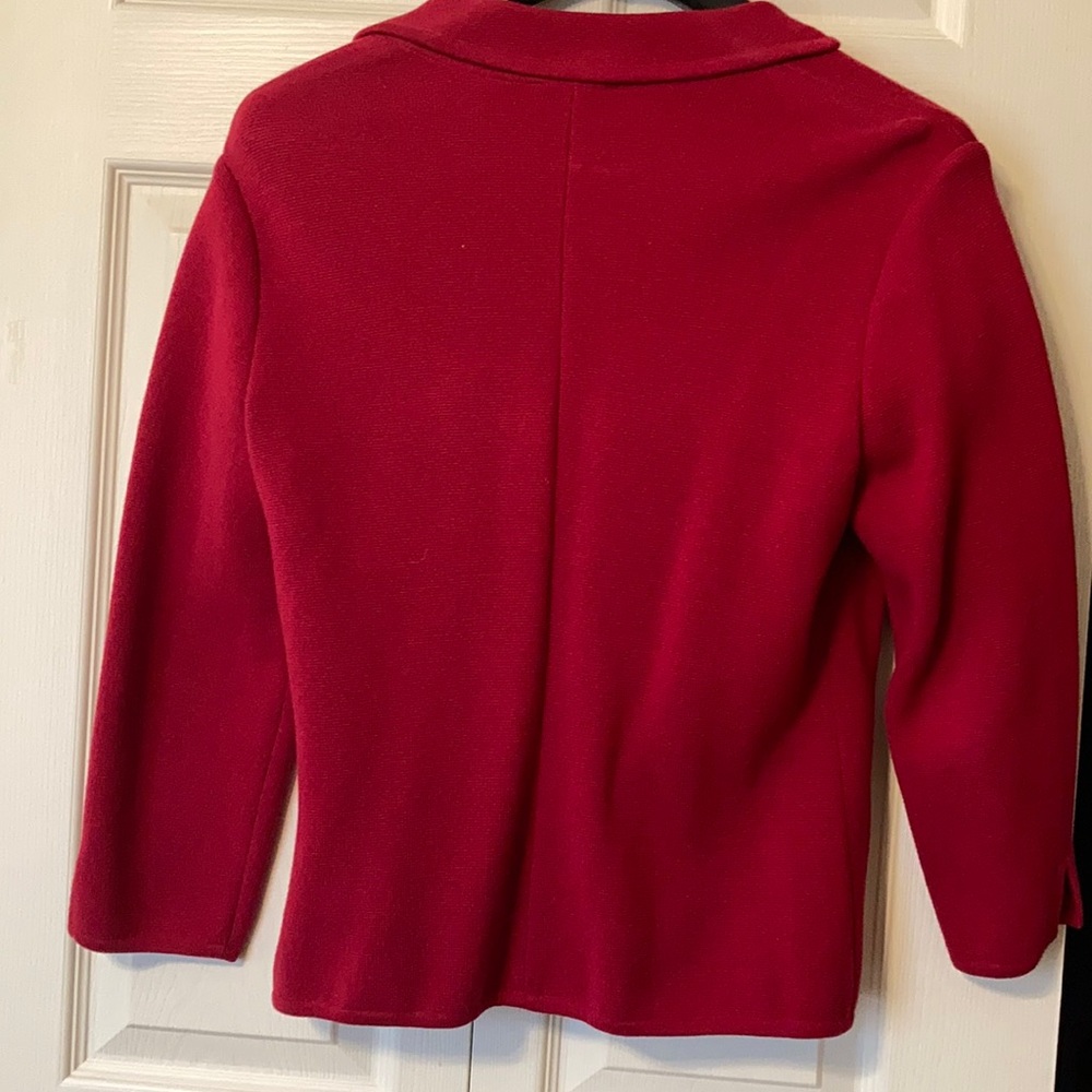 Red button down cardigan/jacket - Picture 5 of 5